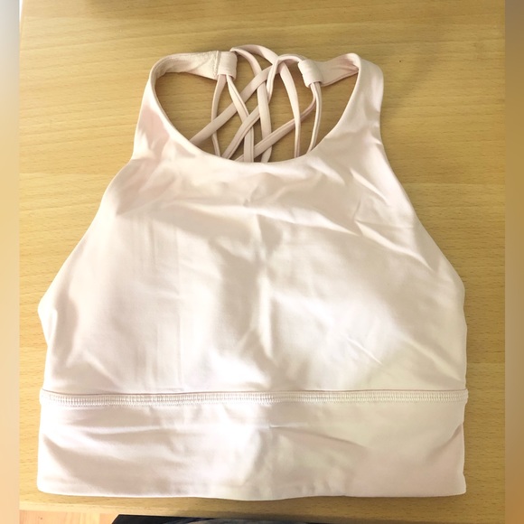 lululemon High Neck Longline Bra Medium Support - Picture 1 of 3